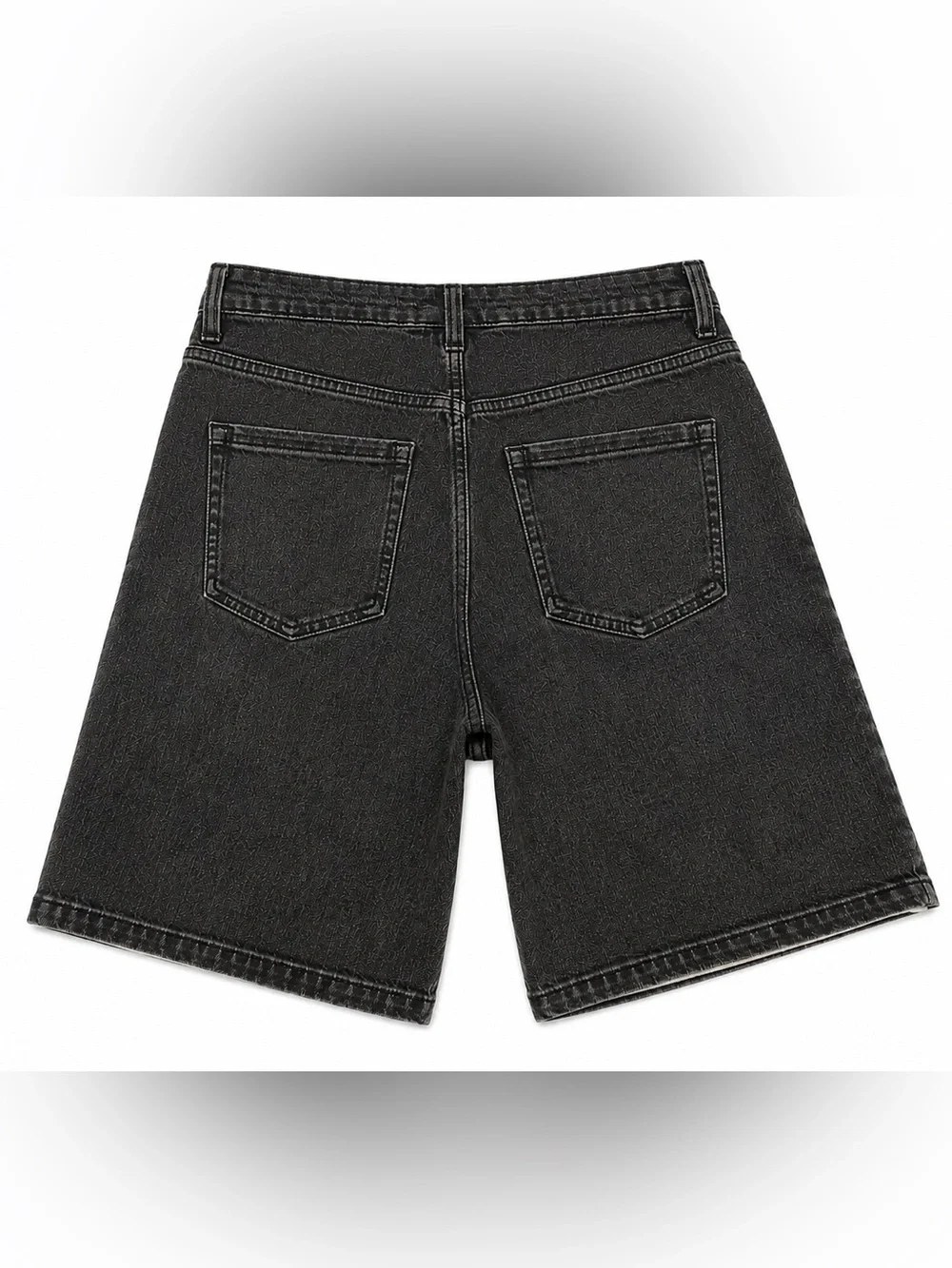 Hollister Black Baggy Jean Shorts